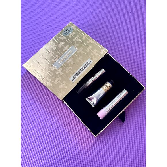 Rabanne Eyephoria Golden Hour Beauty Trio: mascara, lip balm, eyeshadow NEW - Picture 1 of 4